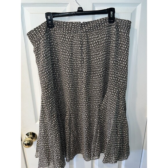 Charter Club Woman Full Skirt Womens Plus 18W Silk Knee Length Flare Hem Fairy - Picture 5 of 9